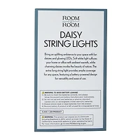 LED daisy string lights 12ft
