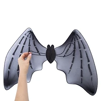glitter bat wings