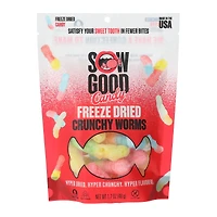 sow good™ freeze dried crunchy worms 1.7oz