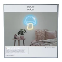 mushroom LED wall light 8.3in x 7.3in