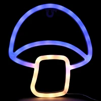 mushroom LED wall light 8.3in x 7.3in