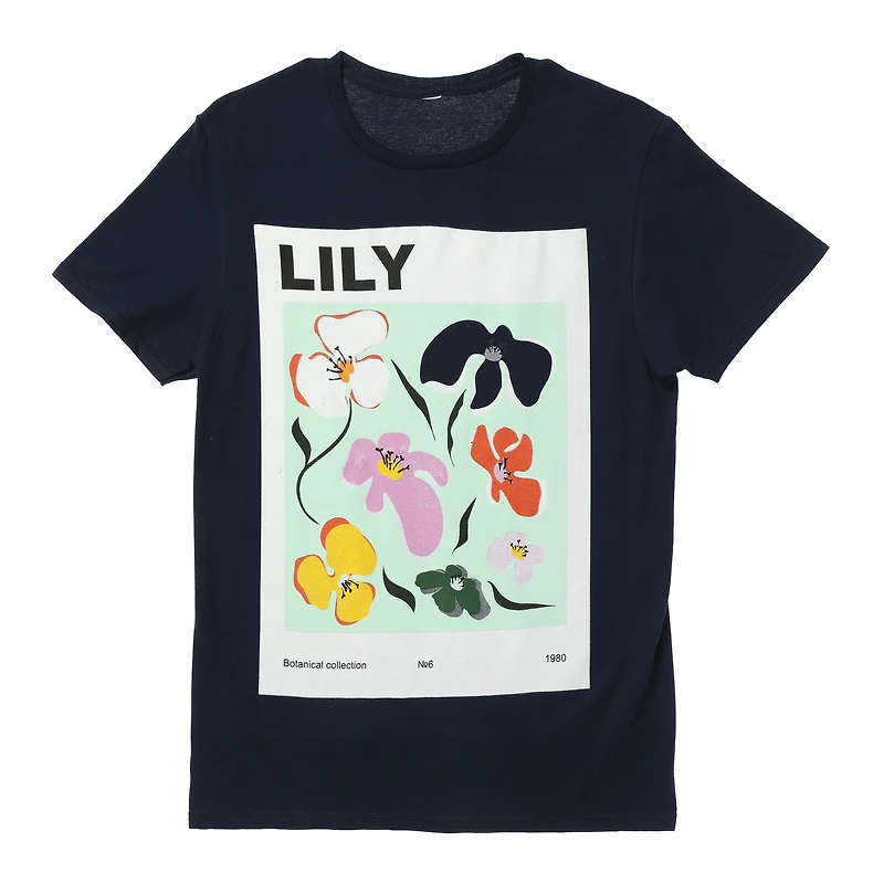 lily modern art graphic tee