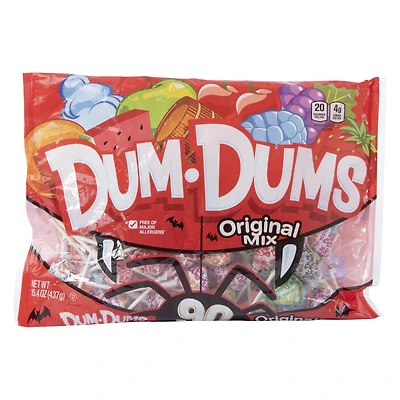 dum dums® original mix halloween candy 90-count