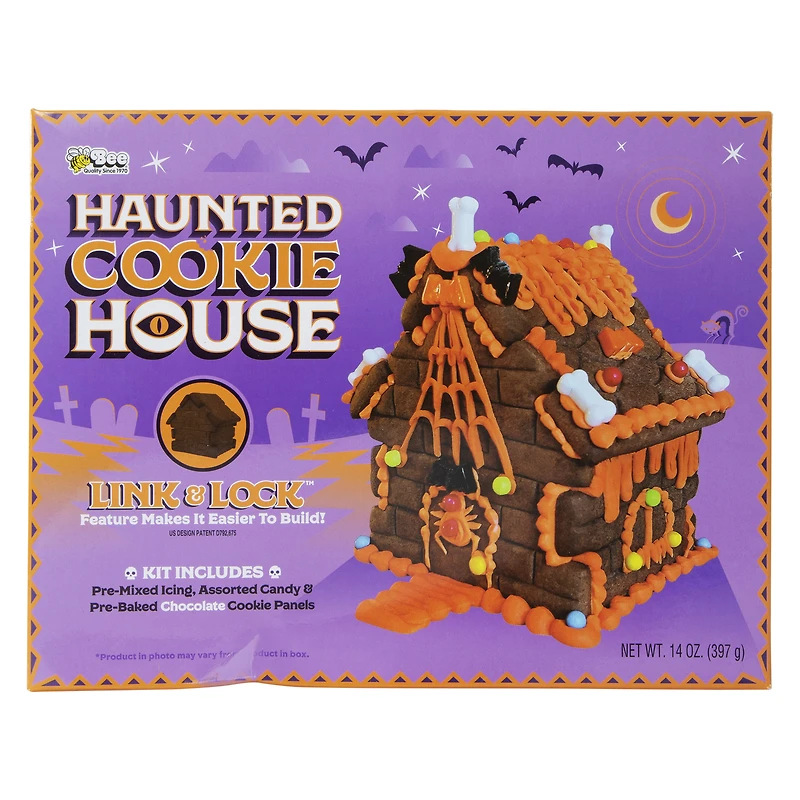 bee® haunted cookie house kit