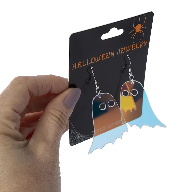 dangle halloween ghost earrings