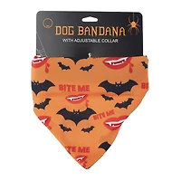 'basic witch' halloween pet collar & bandana set