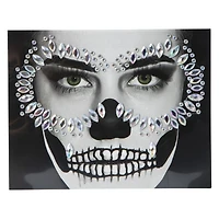 halloween costume stick-on face gems