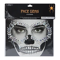 halloween costume stick-on face gems