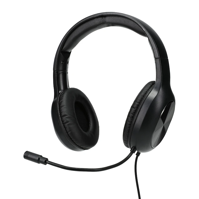 unlocked lvl™ metallic wired gaming headset with mic