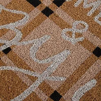 fall coir doormat