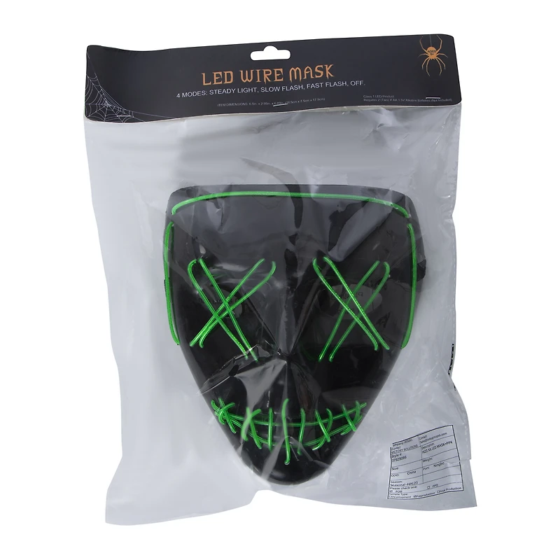 Halloween LED Wire Mask