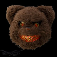 halloween LED haunted bear mask
