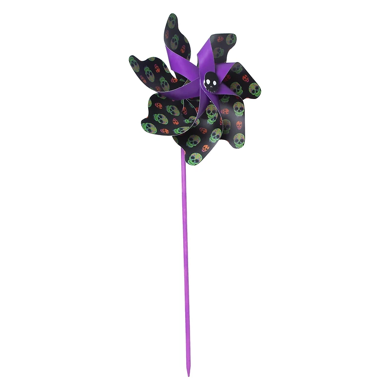 fall & halloween pinwheel decoration 16.5in x 40in