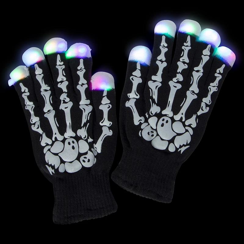 LED Skeleton Gloves