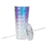 Iridescent Mermaid Scale Tumbler 24oz