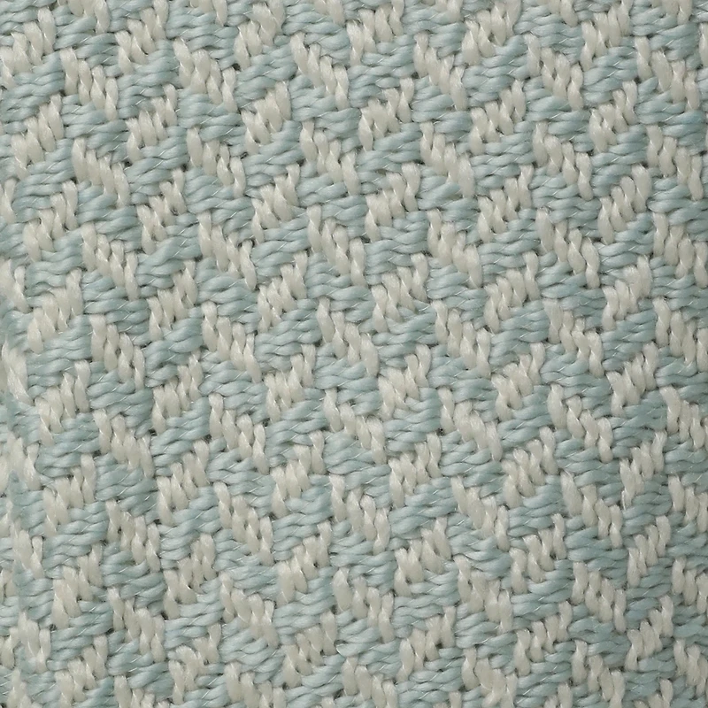 handwoven herringbone throw blanket 40in x 50in