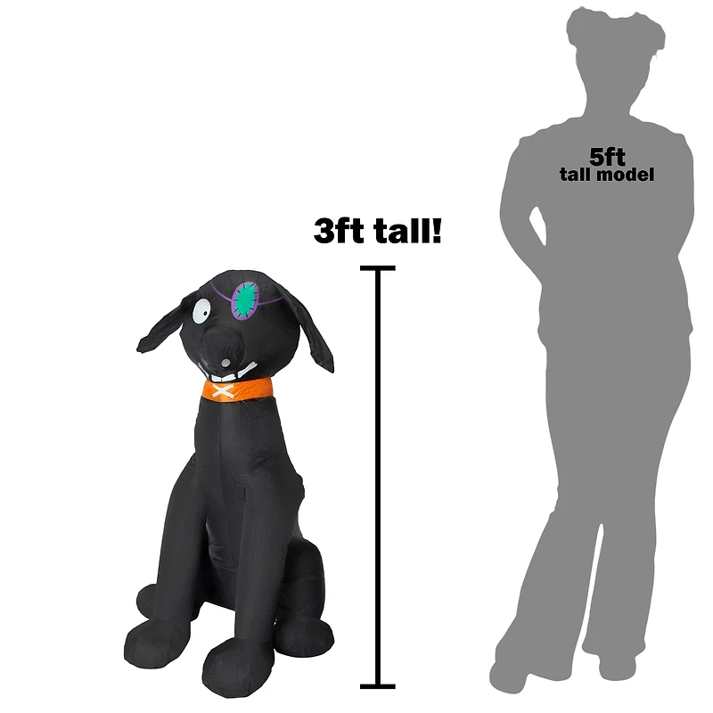 3ft inflatable pumpkins halloween decoration