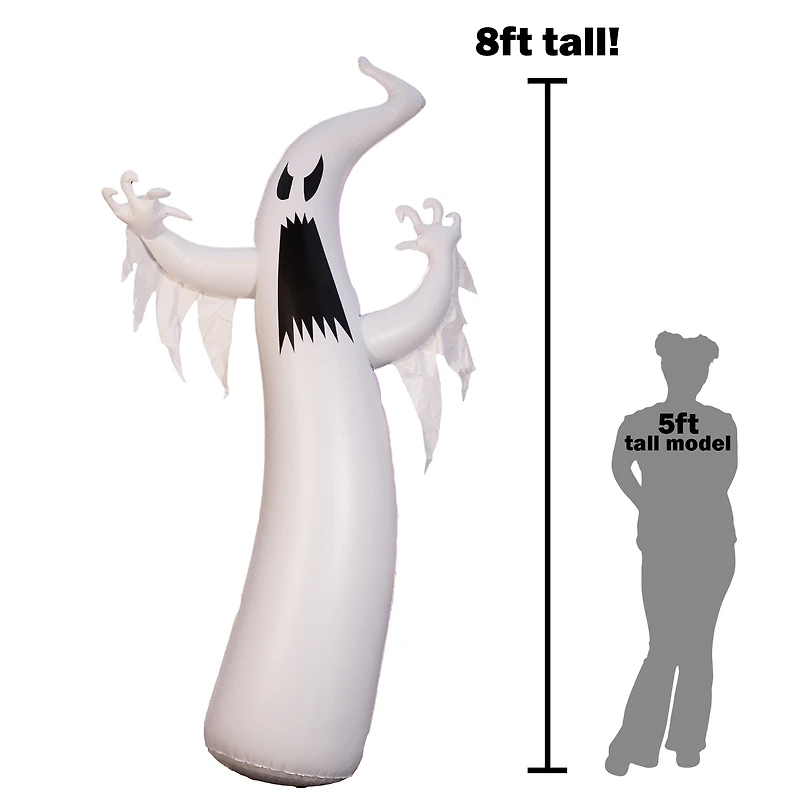 8ft inflatable ghost decoration