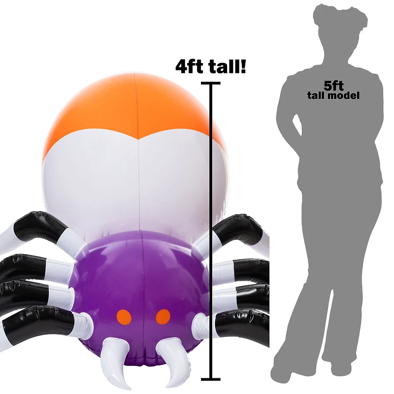 5ft inflatable spider decoration