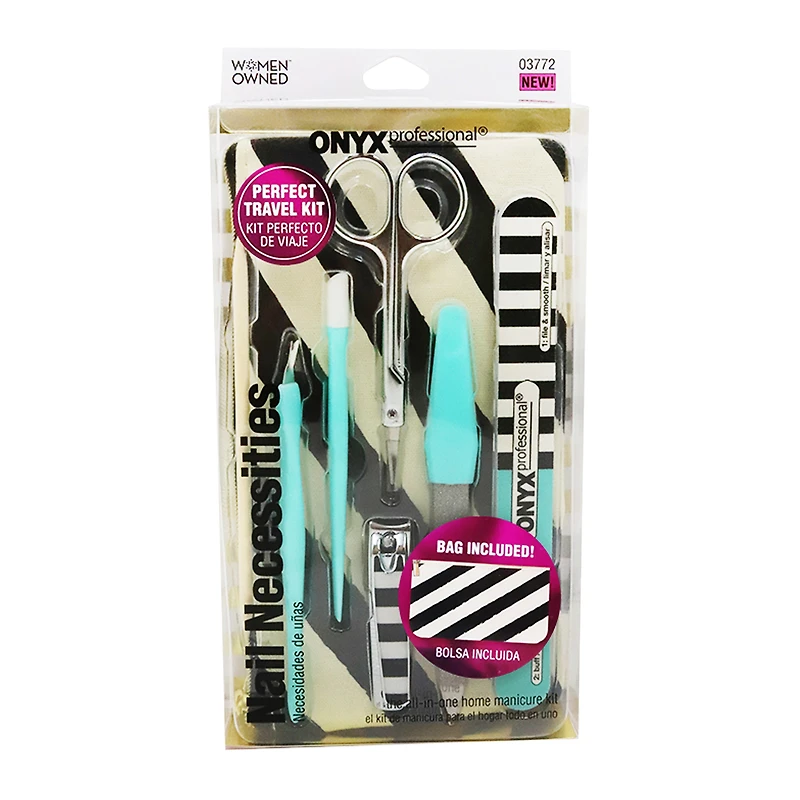 Nail Necessities W/ Bag 8-Pack