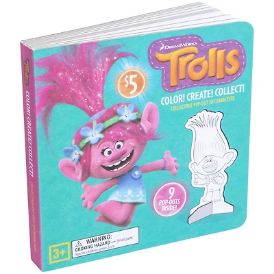 Trolls Coloring & Pop-Out Book