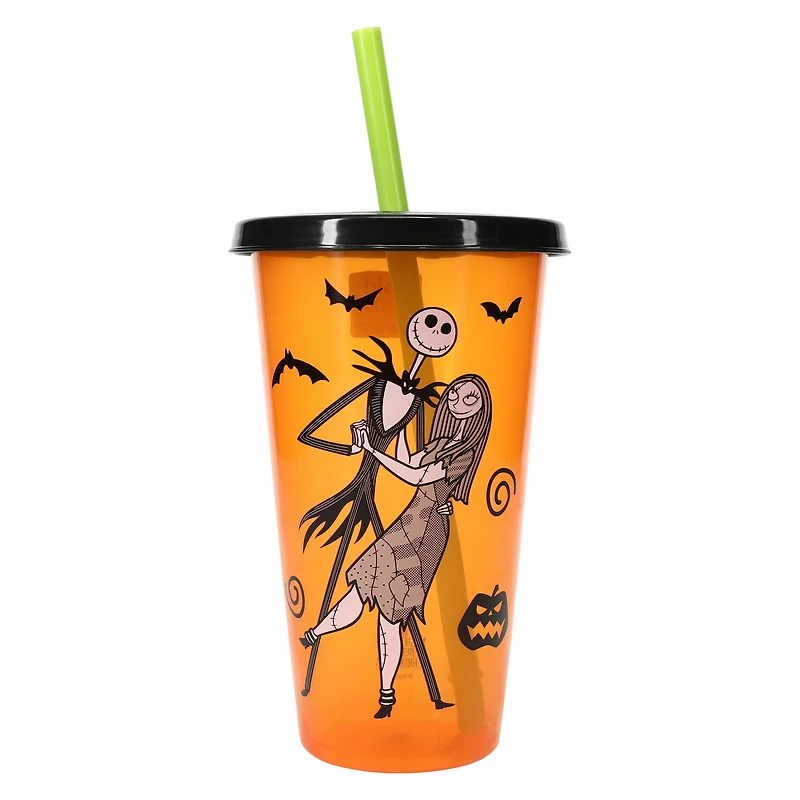 zak!® Disney Tim Burton's The Nightmare Before Christmas cup with lid 25oz