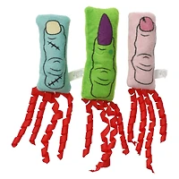 zombie fingers cat toy with catnip 3-pack