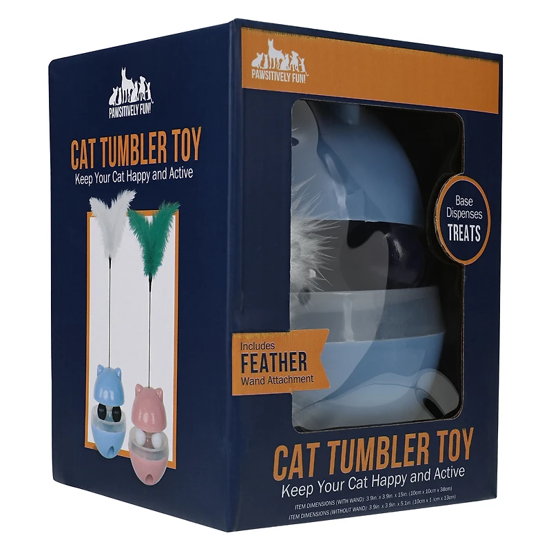 Treat-Dispensing Cat Tumbler Toy