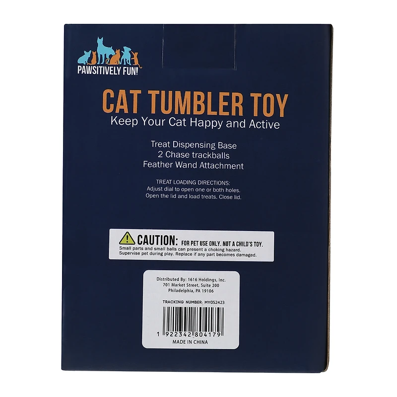 Treat-Dispensing Cat Tumbler Toy