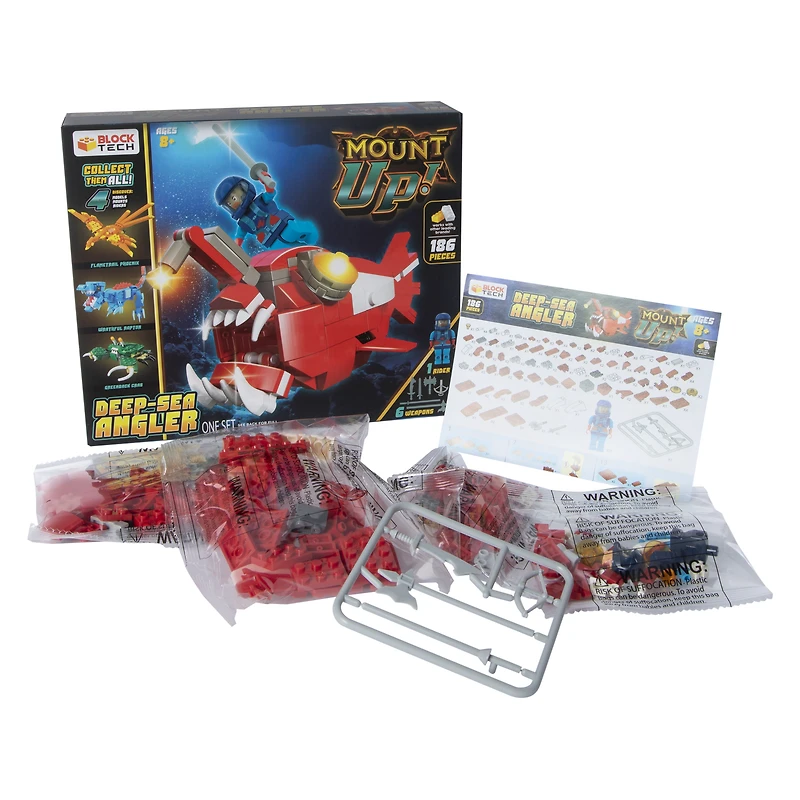 Block Tech® Mount Up! Build Kit With Minifigure