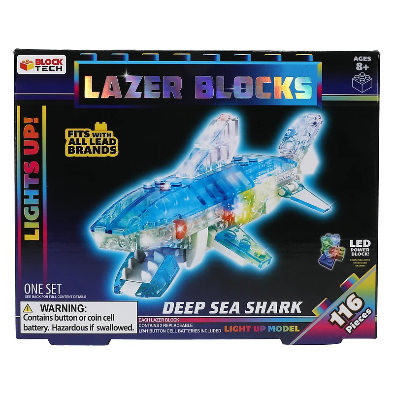 Block Tech® Lazer Blocks LED Building Kit