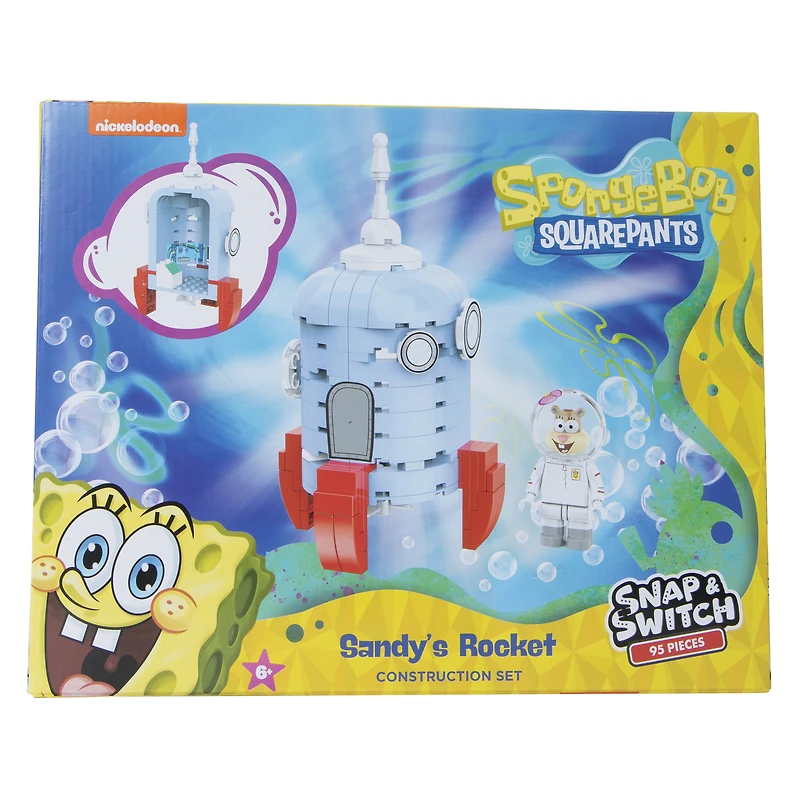 spongebob squarepants™ sandy’s rocket construction set