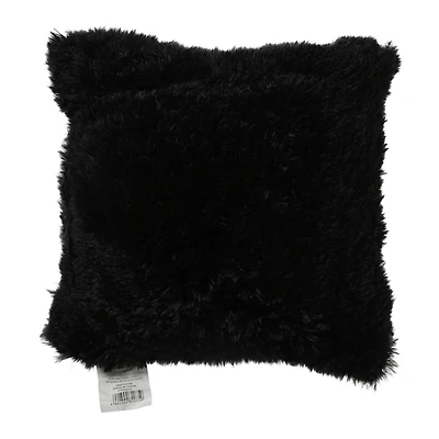 faux fur pillow 16in