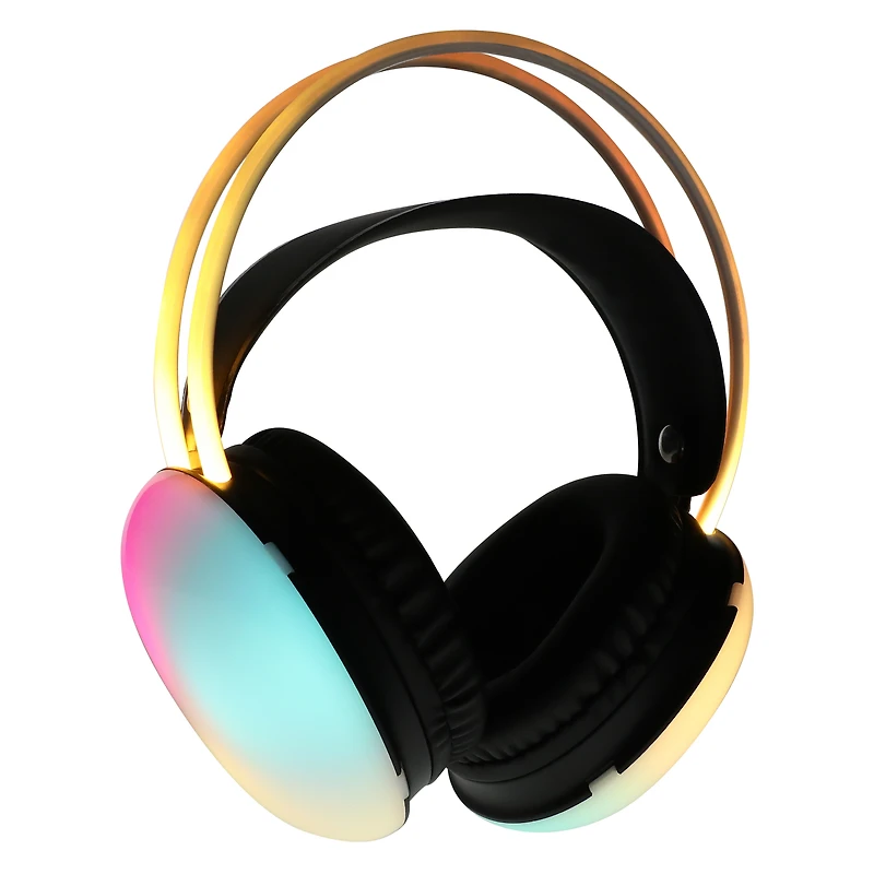 disco pulse LED bluetooth® headphones with mic