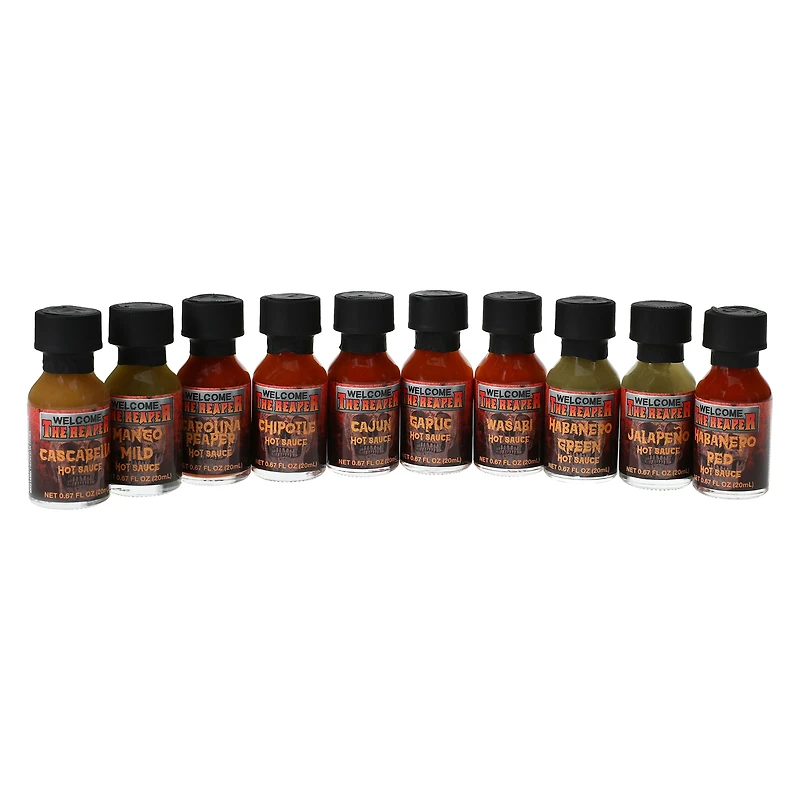 ring of hell 10-piece hot sauce roulette