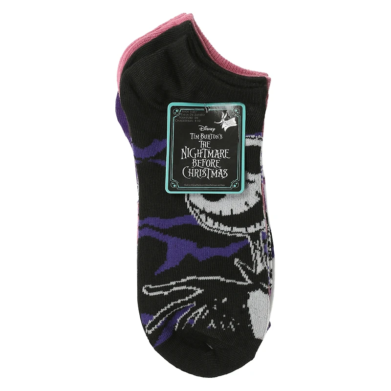 Disney Tim Burton's The Nightmare Before Christmas ladies low-cut socks 5-pack