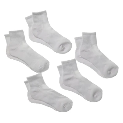 Series-8 Fitness™ Ladies Quarter Crew Performance Socks 5-Pack