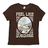 juniors ‘feel like sunshine’ graphic tee