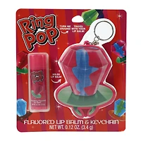 ring pop® flavored lip balm & keychain