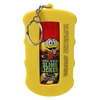 slime licker® toxic waste strawberry flavored lip balm & keychain