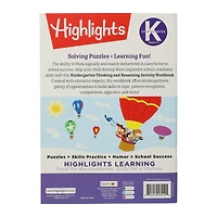 highlights® kindergarten thinking & reasoning activity workbook
