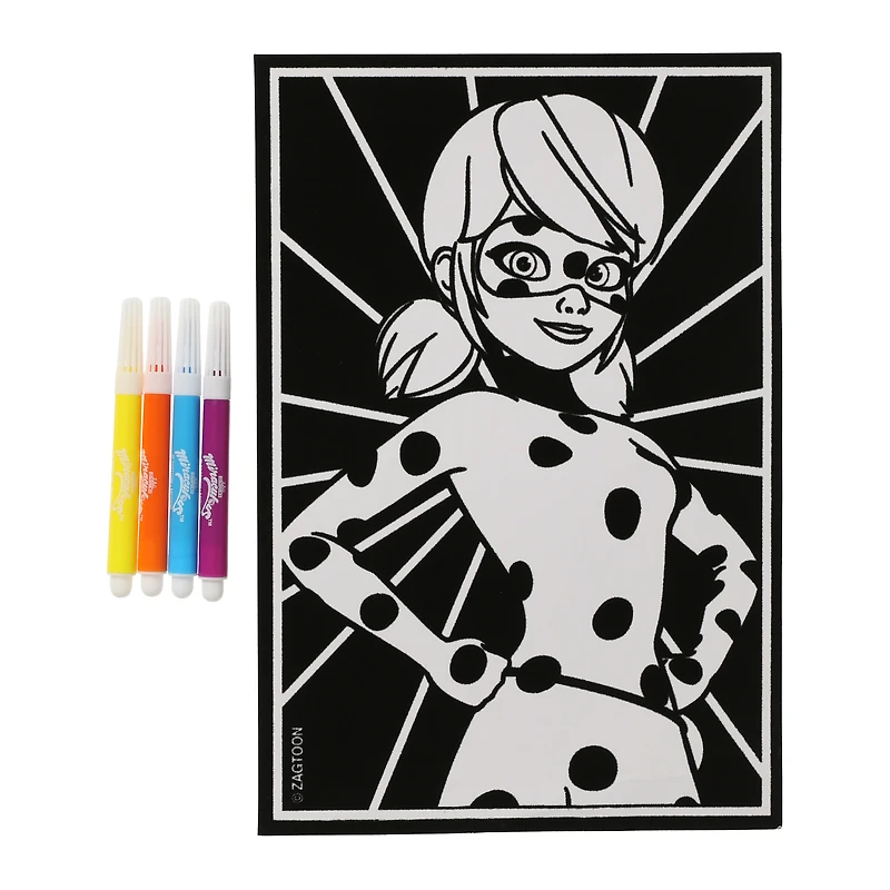 zag heroez miraculous™ velvet poster kit