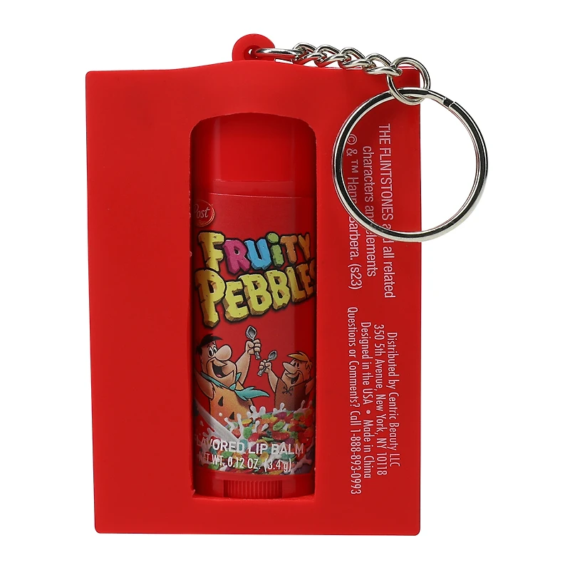 fruity pebbles™ flavored lip balm & keychain