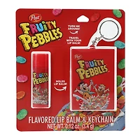 fruity pebbles™ flavored lip balm & keychain