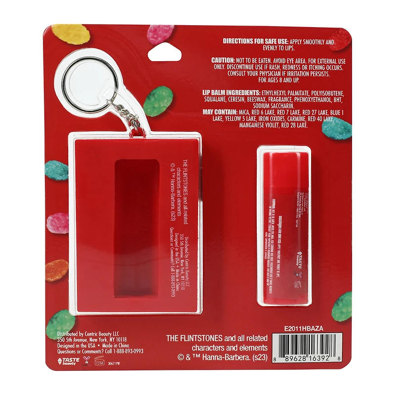 fruity pebbles™ flavored lip balm & keychain