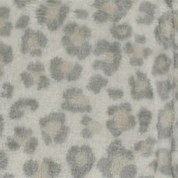 gray cheetah plush lounge pants