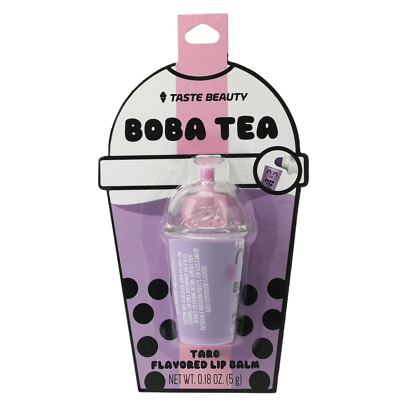 Taste Beauty® Flavored Boba Tea Lip Balm 0.18oz - Taro
