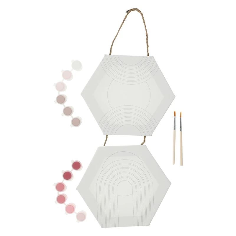 art 101 gallery® paintable canvas wall 2-piece set