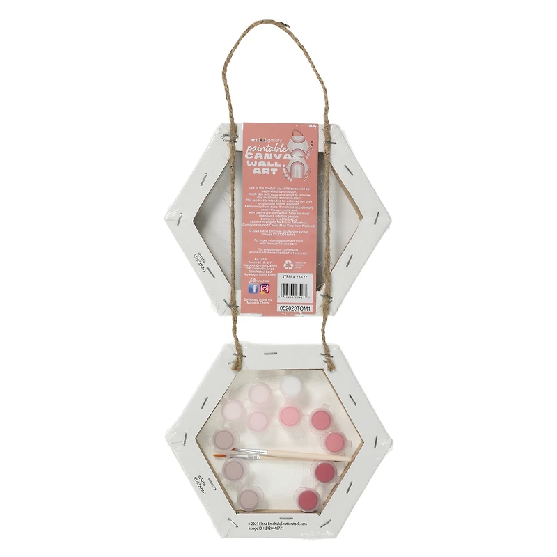 art 101 gallery® paintable canvas wall 2-piece set