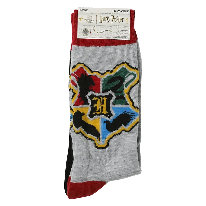 harry potter™ houses mens crew socks 2-pack